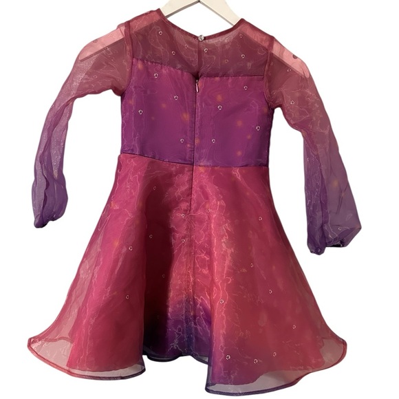 Disney Princess Rapunzel Purple Dress Size 5/6 - Picture 4 of 5